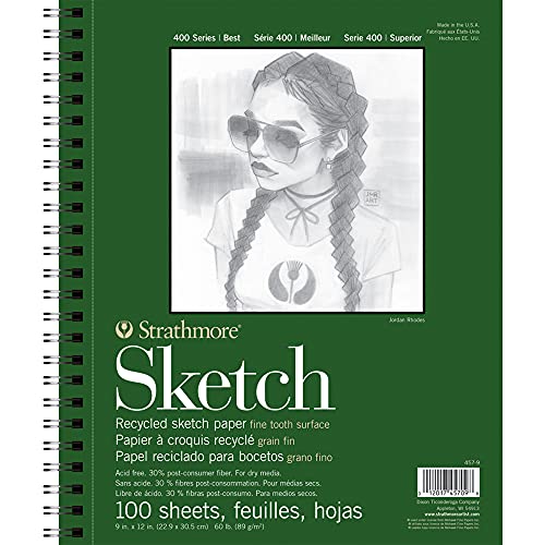 Book Cover Strathmore 400 Series Recycled Sketch Pad, 9