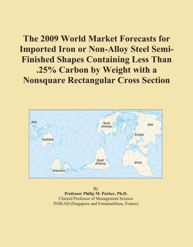 The 2009 World Market Forecasts for Imported Iron or Non-Alloy Steel Semi-Finished Shapes Containing Less Than .25% Carbon by Weight with a Nonsquare Rectangular Cross Section