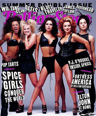 Rolling Stone Magazine July 10 - 24, 1997 Issue 764 Spice Girls Cover