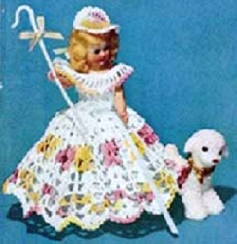 LITTLE BO-BEEP DOLL - A Vintage 1951 Crochet Pattern - Kindle Ebook Download (digital book, nursery rhyme, children, kids, storybook character, fairytales)