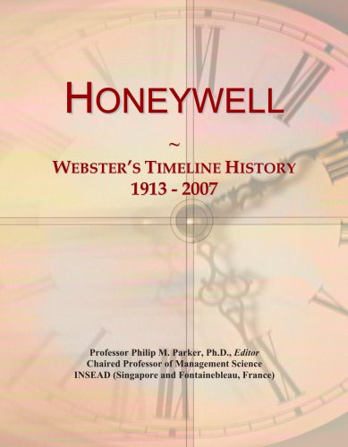 Honeywell: Webster's Timeline History, 1913 - 2007