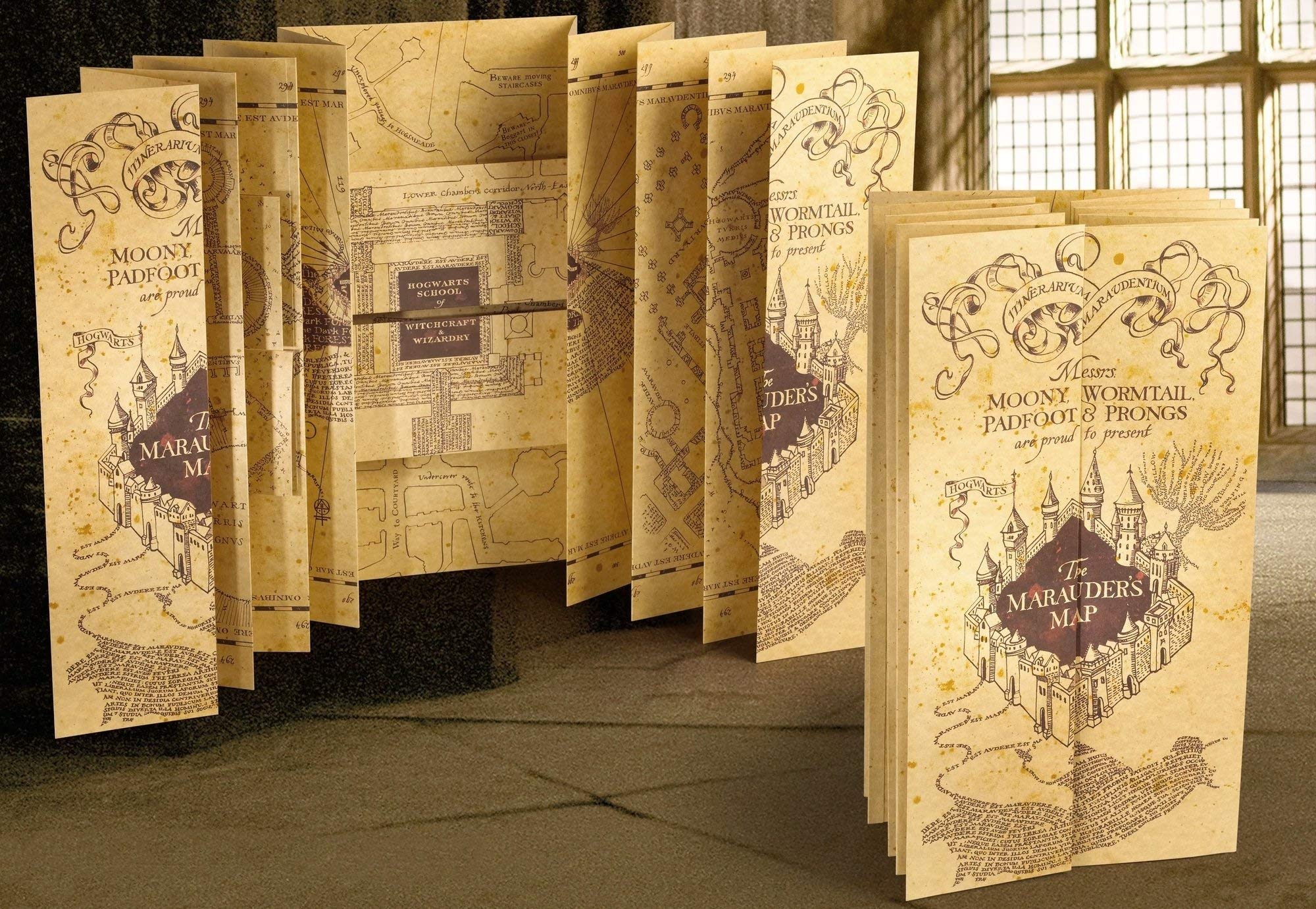 Book Cover Harry Potter Marauders Map