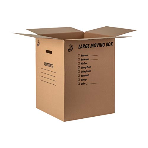 Book Cover Duck Brand Kraft Corrugated Shipping Boxes, 18