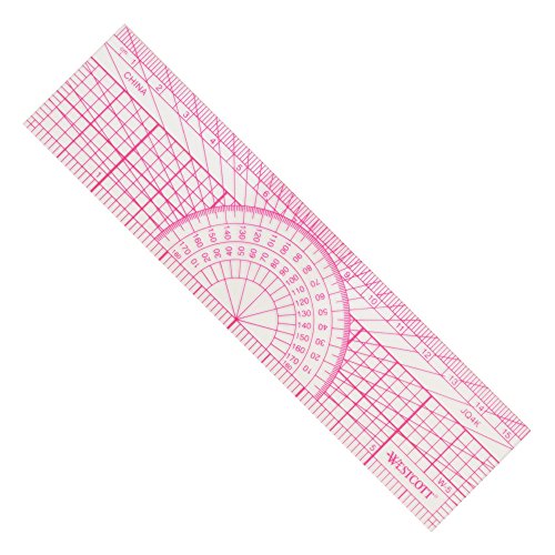 Book Cover Westcott Protractor Ruler, 6