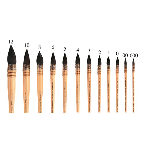 Winsor & Newton 5250303 Pinceau Aquarelle LAVIS N3, Bois de Bouleau, Transparent