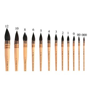 Winsor & Newton 5250303 Pinceau Aquarelle LAVIS N3, Bois de Bouleau, Transparent