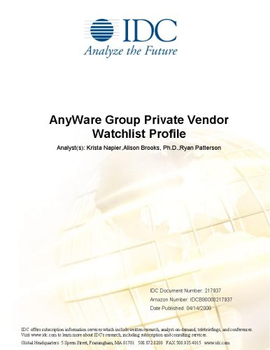 AnyWare Group Private Vendor Watchlist Profile