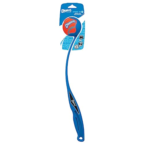 ChuckIt! Sport 18M Dog Ball Launcher, 18" Length, Includes Medium Ball (2.5") For Dogs 20-60 Pounds