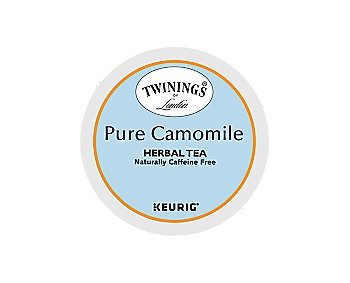 Book Cover Twinings of London Pure Camomile Tea K-Cups for Keurig, 24 Count Camomile,Herbal 24 Count (Pack of 2)