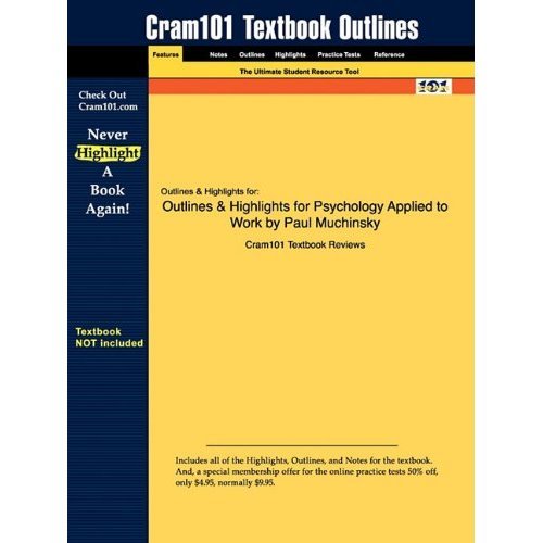 Psychology Applied to Work - 8th edition