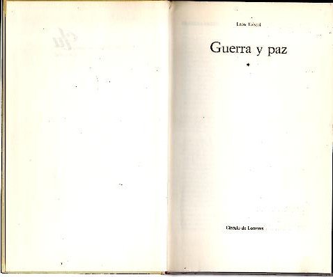 GUERRA Y PAZ 1 Y 2