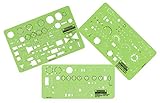 Rapidesign Electrical/Electronics Symbol Templates Set, 3 Templates (R300)