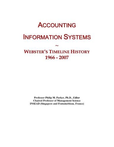 Accounting Information Systems: Webster's Timeline History, 1966 - 2007