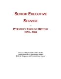 Senior Executive Service: Webster's Timeline History, 1974 - 2004