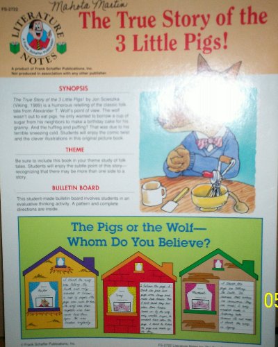 The True Story of the 3 Little Pigs (Literature Notes)