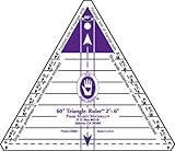 Marti Michell 60 Degree Triangle Ruler, 2-Inch to 6-Inch