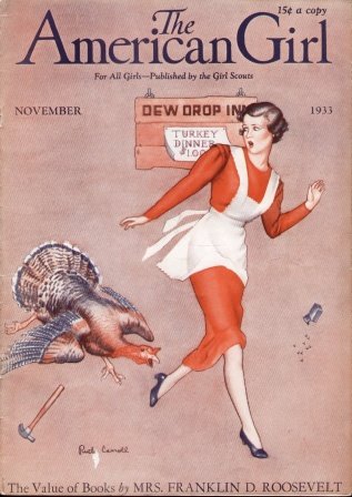 THE AMERICAN GIRL (NOVEMBER 1933) For all Girls Published by the Girl Scouts