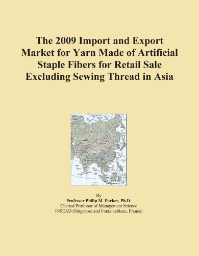 The 2009 Import and Export Market for Yarn Made of Artificial Staple Fibers for Retail Sale Excluding Sewing Thread in Asia