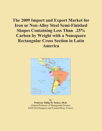 The 2009 Import and Export Market for Iron or Non-Alloy Steel Semi-Finished Shapes Containing Less Than .25% Carbon by Weight with a Nonsquare Rectangular Cross Section in Latin America
