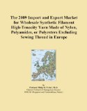 The 2009 Import and Export Market for Wholesale Synthetic Filament High-Tenacity Yarn Made of Nylon, Polyamides, or Polyesters Excluding Sewing Thread in Europe