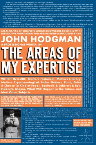 Areas of My Expertise an almanac of complete world knowledge compiled with instructive annotation and arranged in useful order by me John Hodgman
