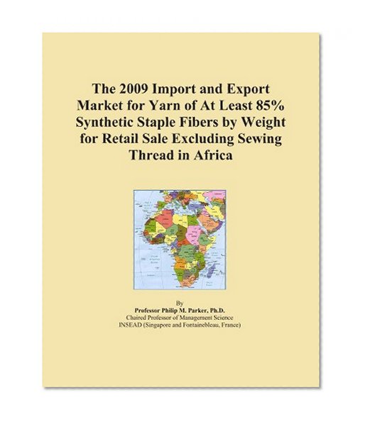 The 2009 Import and Export Market for Yarn of At Least 85% Synthetic Staple Fibers by Weight for Retail Sale Excluding Sewing Thread in Africa