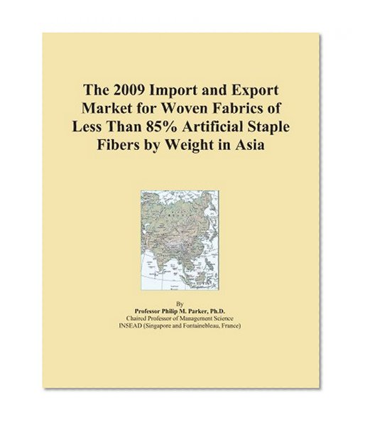 The 2009 Import and Export Market for Woven Fabrics of Less Than 85% Artificial Staple Fibers by Weight in Asia