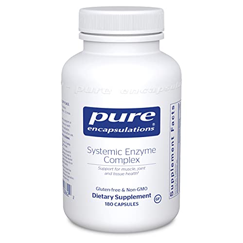 Book Cover Pure Encapsulations Systemic Enzyme Complex | Supplement to Support Muscle, Joint, Cartilage, and Connective Tissue Health* | 180 Capsules