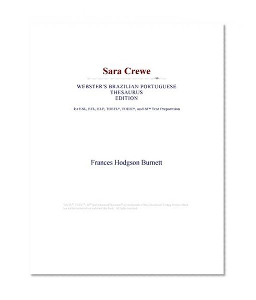 Sara Crewe (Webster's Brazilian Portuguese Thesaurus Edition)
