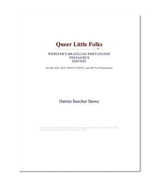 Queer Little Folks (Webster's Brazilian Portuguese Thesaurus Edition)