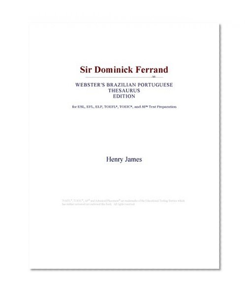 Sir Dominick Ferrand (Webster's Brazilian Portuguese Thesaurus Edition)