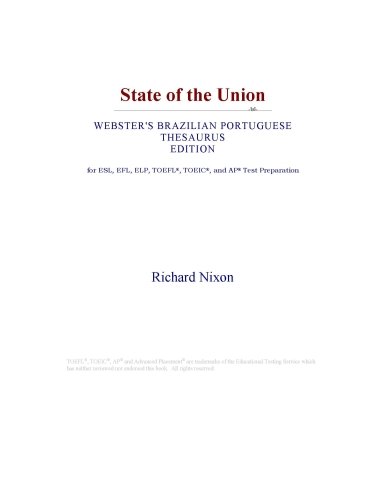 State of the Union (Webster's Brazilian Portuguese Thesaurus Edition)
