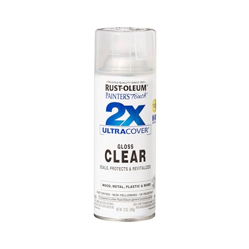 Rust-Oleum 249117 Painter's Touch Multi Purpose Spray Paint, 12-Ounce, Clear