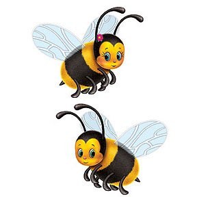 Beistle 57781 2-Pack Bumblebee Cutouts, 17-Inch