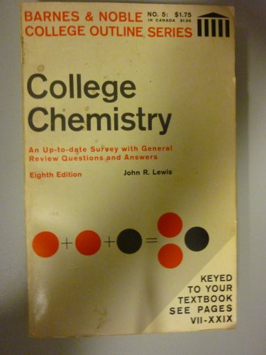 First-year College Chemistry, Eight Edition
