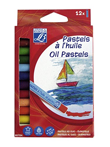 L&B ASSORTIMENT PASTEL HUILE EDUCATION ETUI CARTON 12X8MM