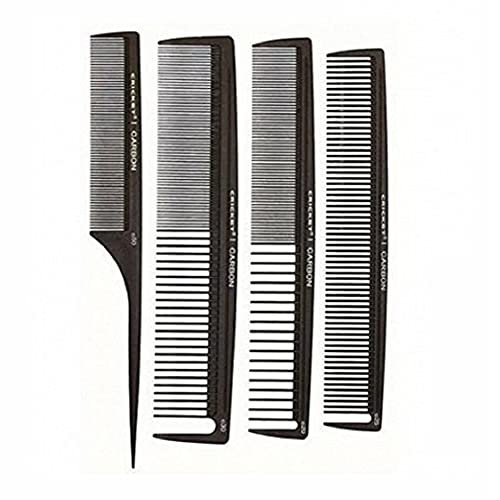 Cricket Stylist Carbon Comb 4 pack