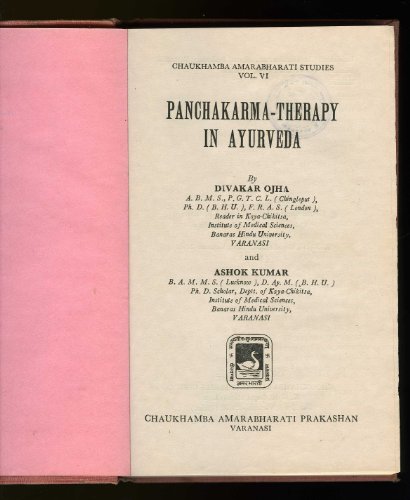 Panchakarma - Therapy In Ayurveda: