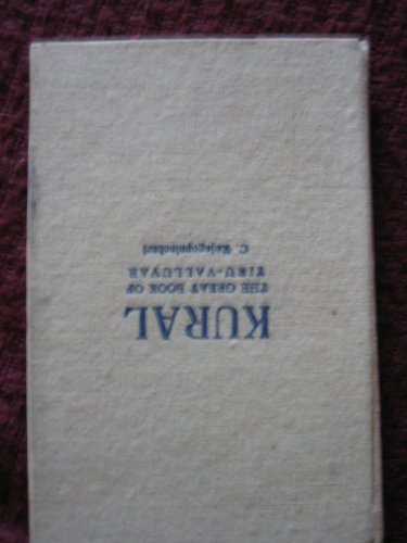 Kural: The Great Book of Tiru-Valluvar
