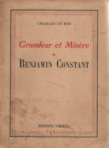 Grandeur et misÃ¨re de Benjamin COnstant