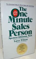 The One Minute Salesperson hardback first edition