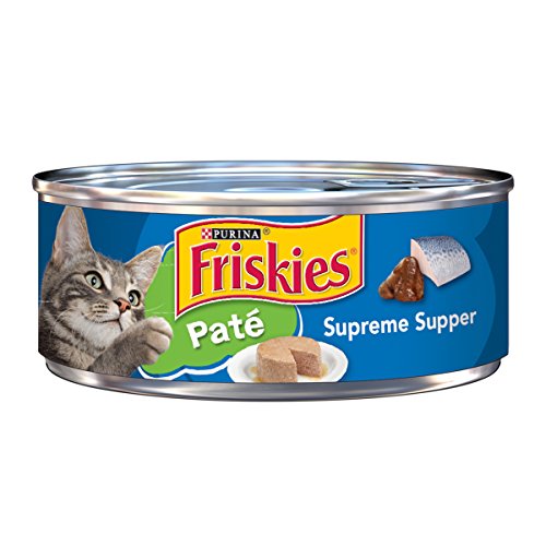 Purina Friskies Pate Wet Cat Food, Pate Supreme Supper - (24) 5.5 oz. Cans