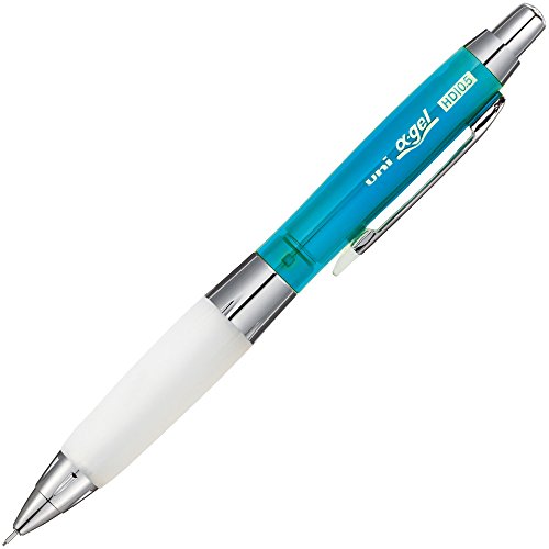 Book Cover Pilot Uni Alpha-Gel Shaker Mechanical Pencil 0.5mm Hard Grip, Chrome Light Blue (M5618GG1PC.8)