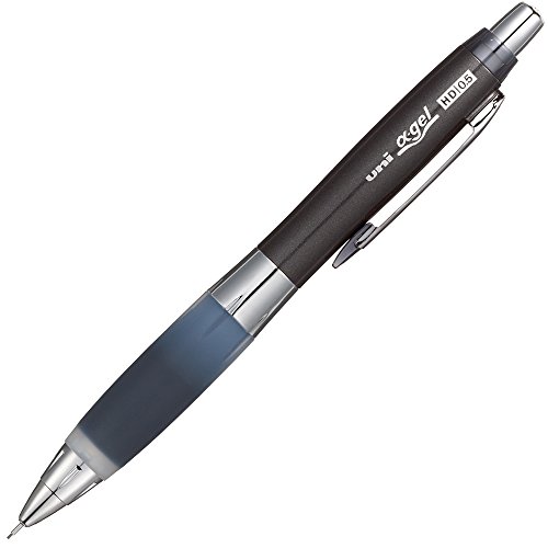 Book Cover Mitsubishi Uni Alpha-Gel Shaker Mechanical Pencil 0.5mm Hard Grip, Black (M5618GG1P.24)