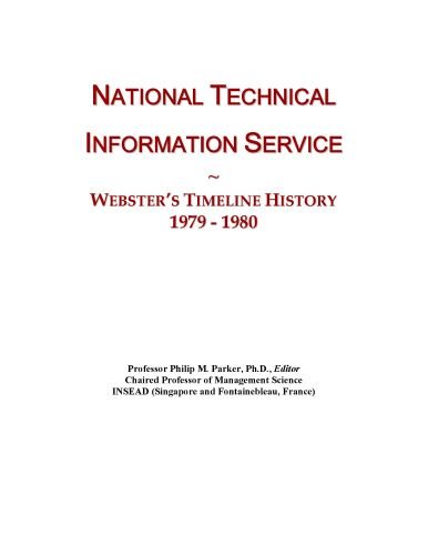 National Technical Information Service: Webster's Timeline History, 1979 - 1980