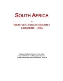 South Africa: Webster's Timeline History, 1,000,000BC - 1946