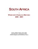 South Africa: Webster's Timeline History, 2001 - 2003