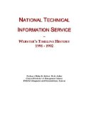 National Technical Information Service: Webster's Timeline History, 1991 - 1992