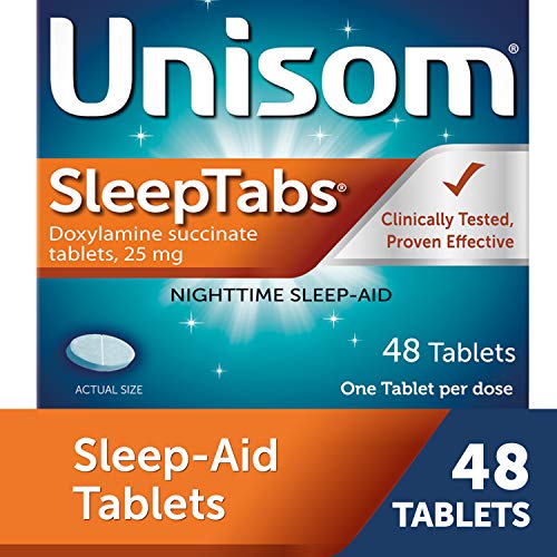 Unisom SleepTabs, Nighttime Sleep-aid, Doxylamine Succinate, 48 Tablets