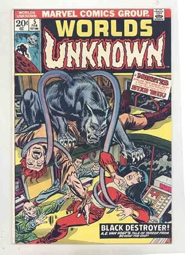 Worlds Unknown: Black Destroyer! (Comic Book) (Worlds Unknown, Vol. 1, No. 5, February 1974)